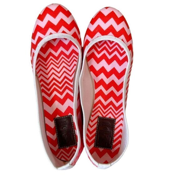 Missoni Orphan Aid Chevron Striped Ballet Flats - Picture 9 of 9